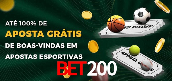 bet200 Ate 100% de Aposta Gratis